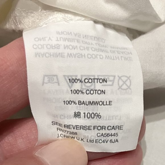 J.Crew Perfect White Shirt - NWT - Picture 4 of 4
